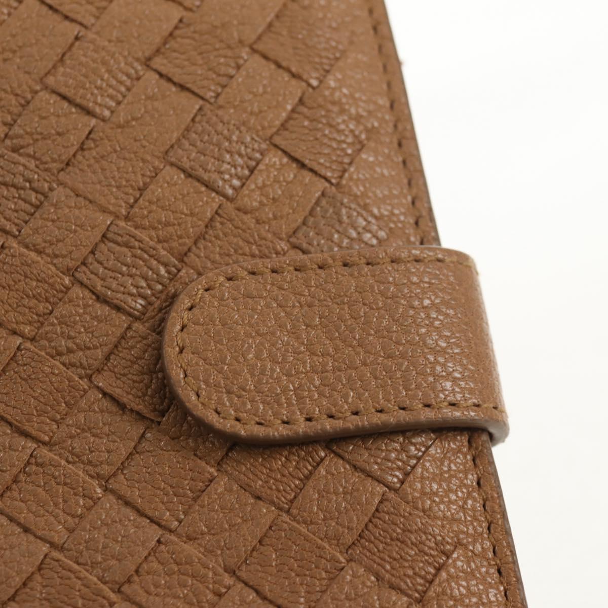 BOTTEGA VENETA INTRECCIATO Wallet Leather Beige 132355 Auth 149777A
