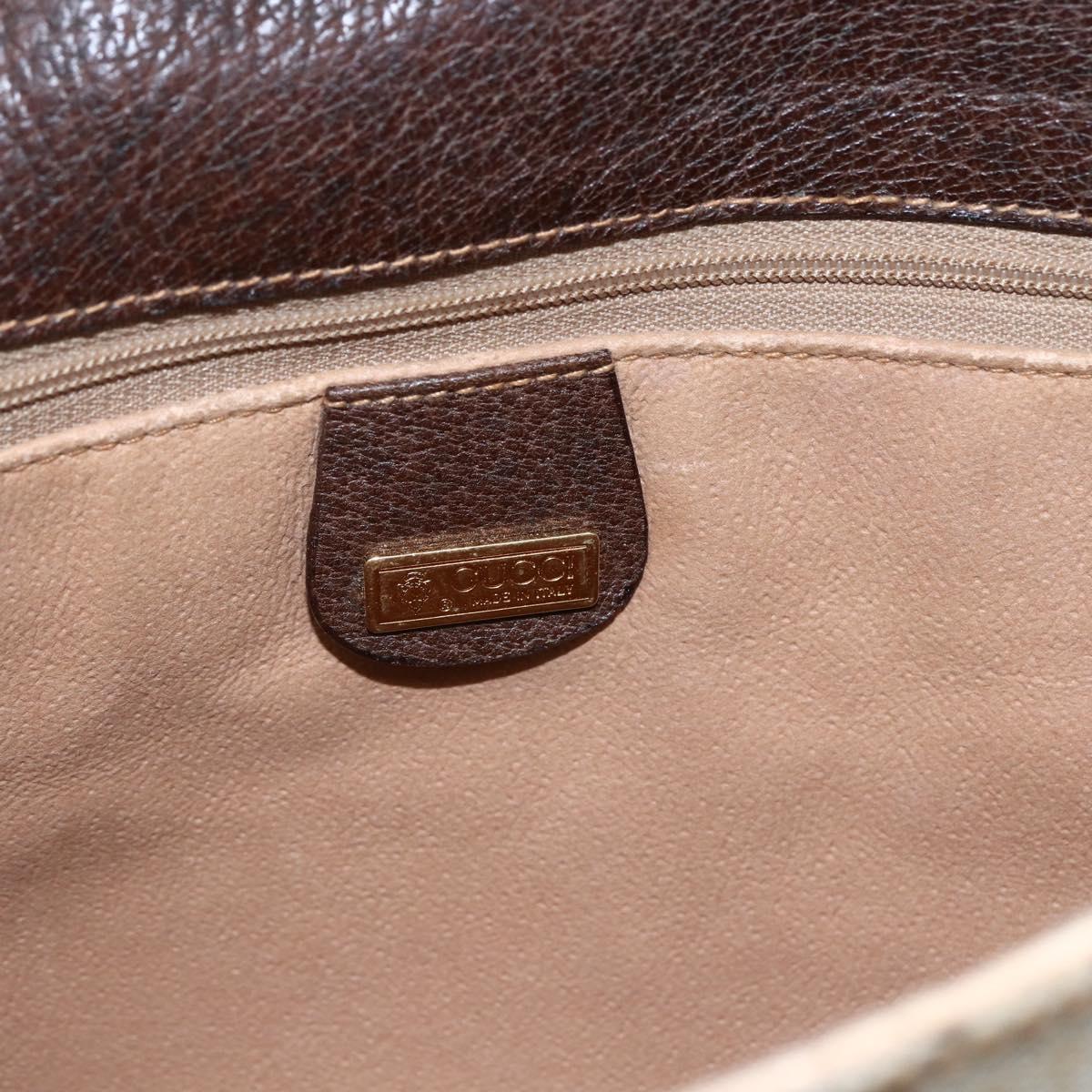 GUCCI GG Supreme Documents case Briefcase PVC Beige 017 123 0022 Auth 149784