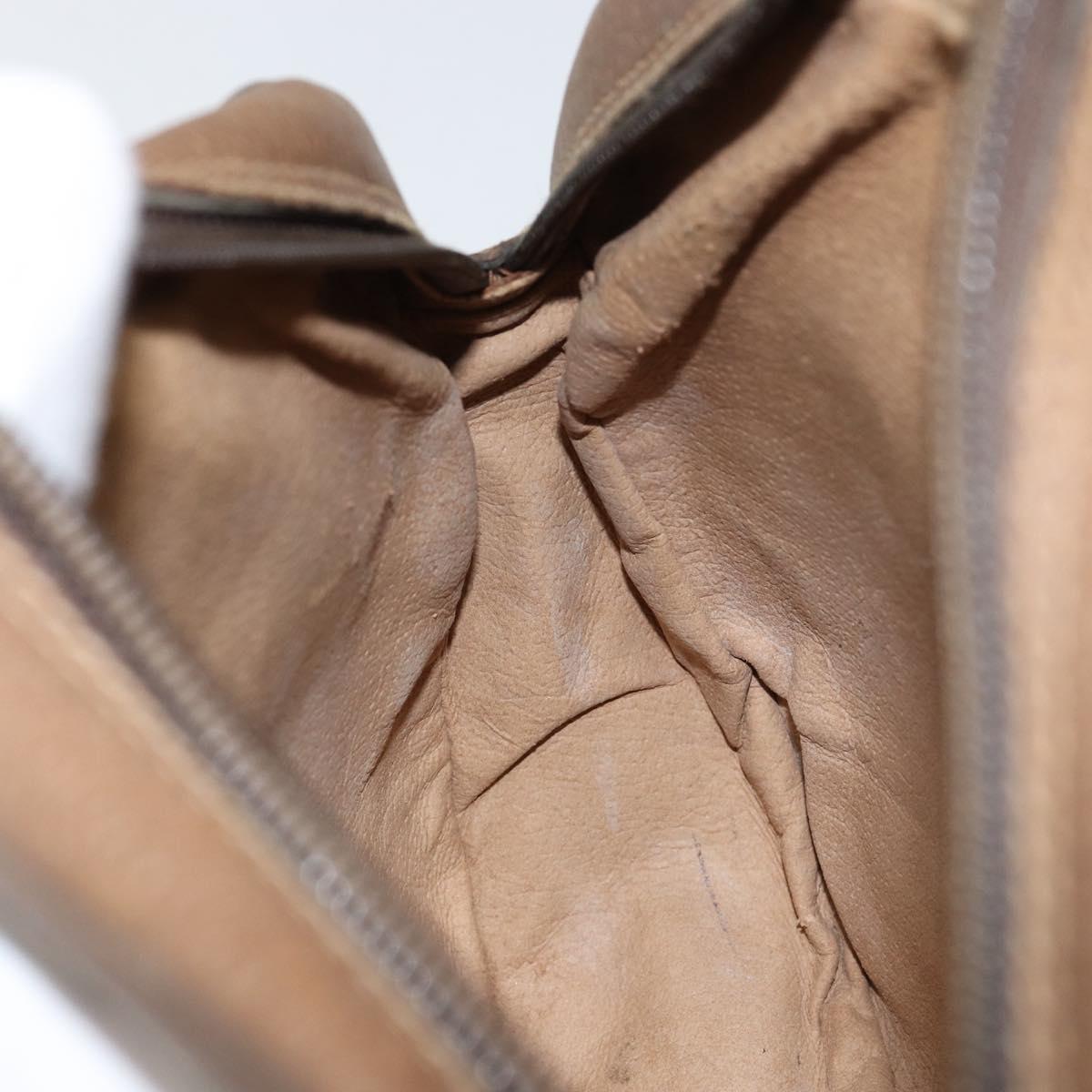 GUCCI GG Supreme Web Sherry Line Clutch Bag PVC Beige Red 89 01 034 Auth 149786