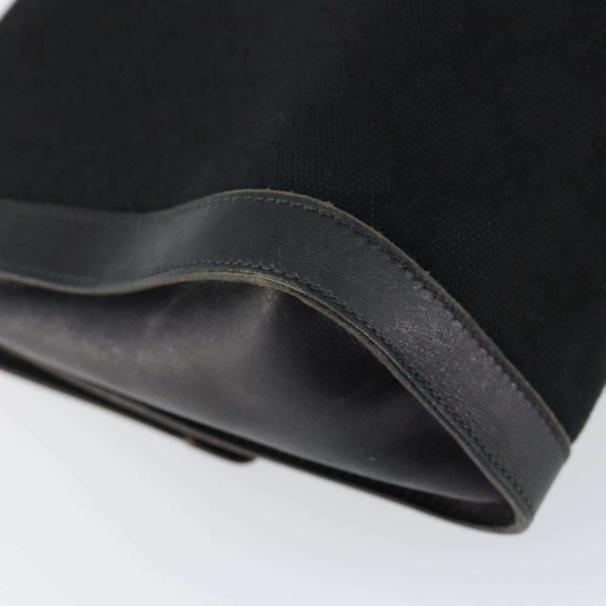 GUCCI GG Canvas Web Sherry Line Clutch Bag Black Red 5 004 3657 30 Auth 149787