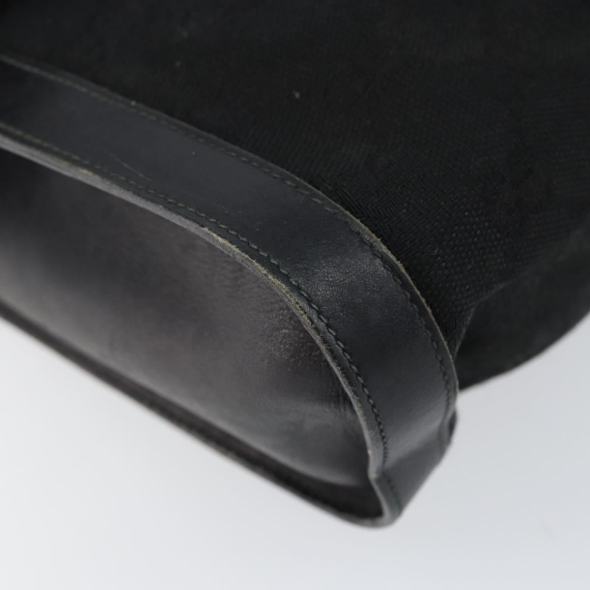 GUCCI GG Canvas Web Sherry Line Clutch Bag Black Red 5 004 3657 30 Auth 149787