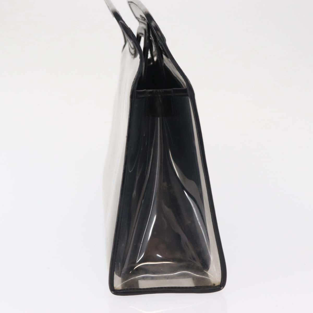 GUCCI Hand Bag Vinyl Outlet Black 000 2058 0548 5 Auth 149790