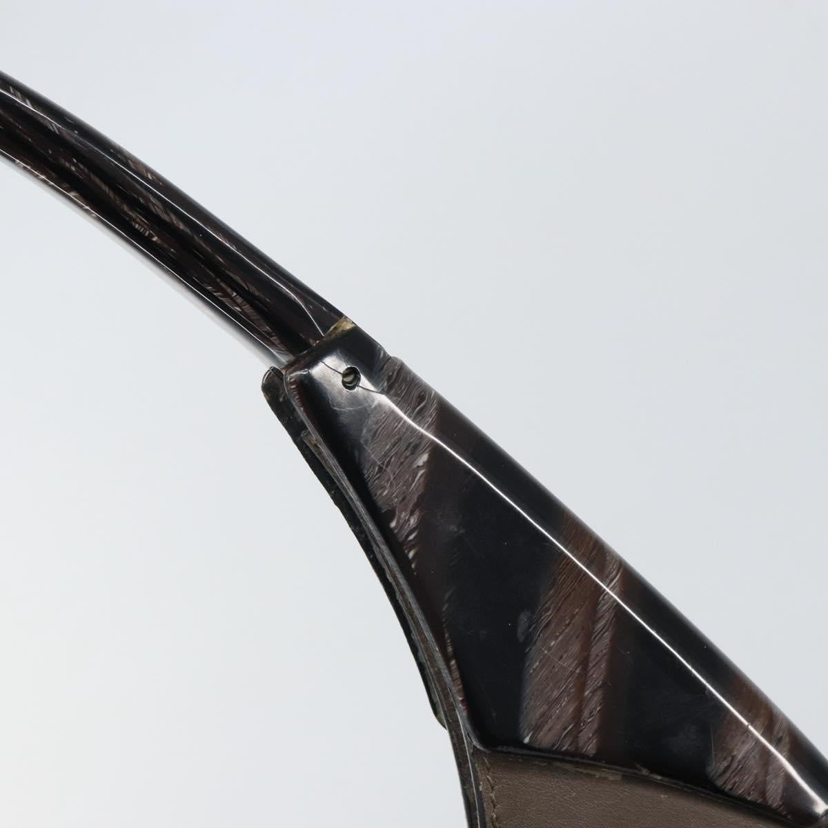 PRADA Shoulder Bag Leather Brown Auth 149800