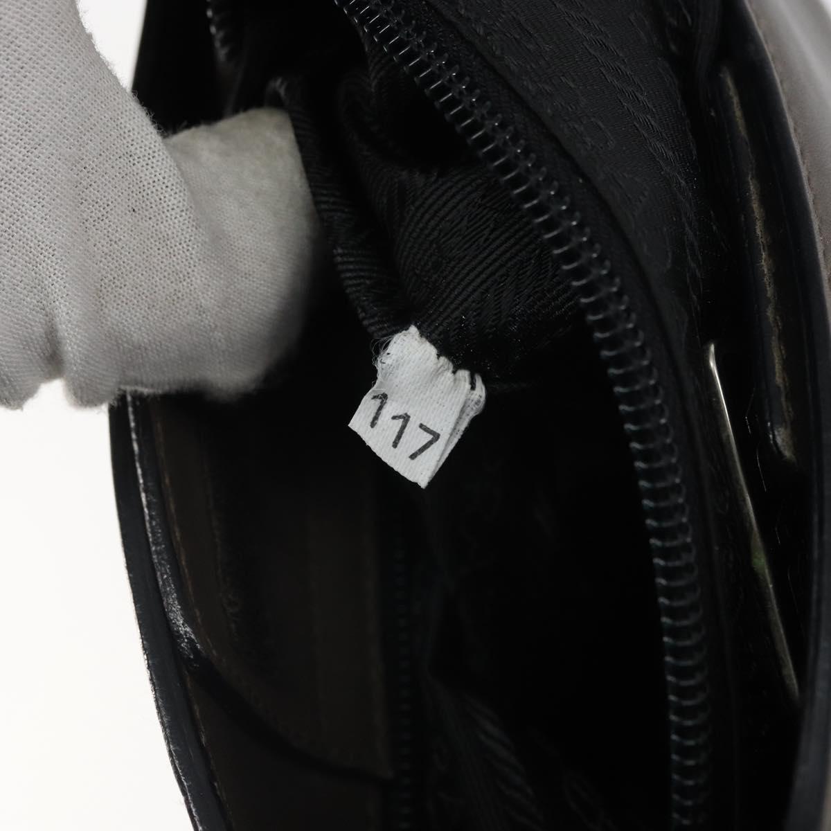 PRADA Shoulder Bag Leather Brown Auth 149800