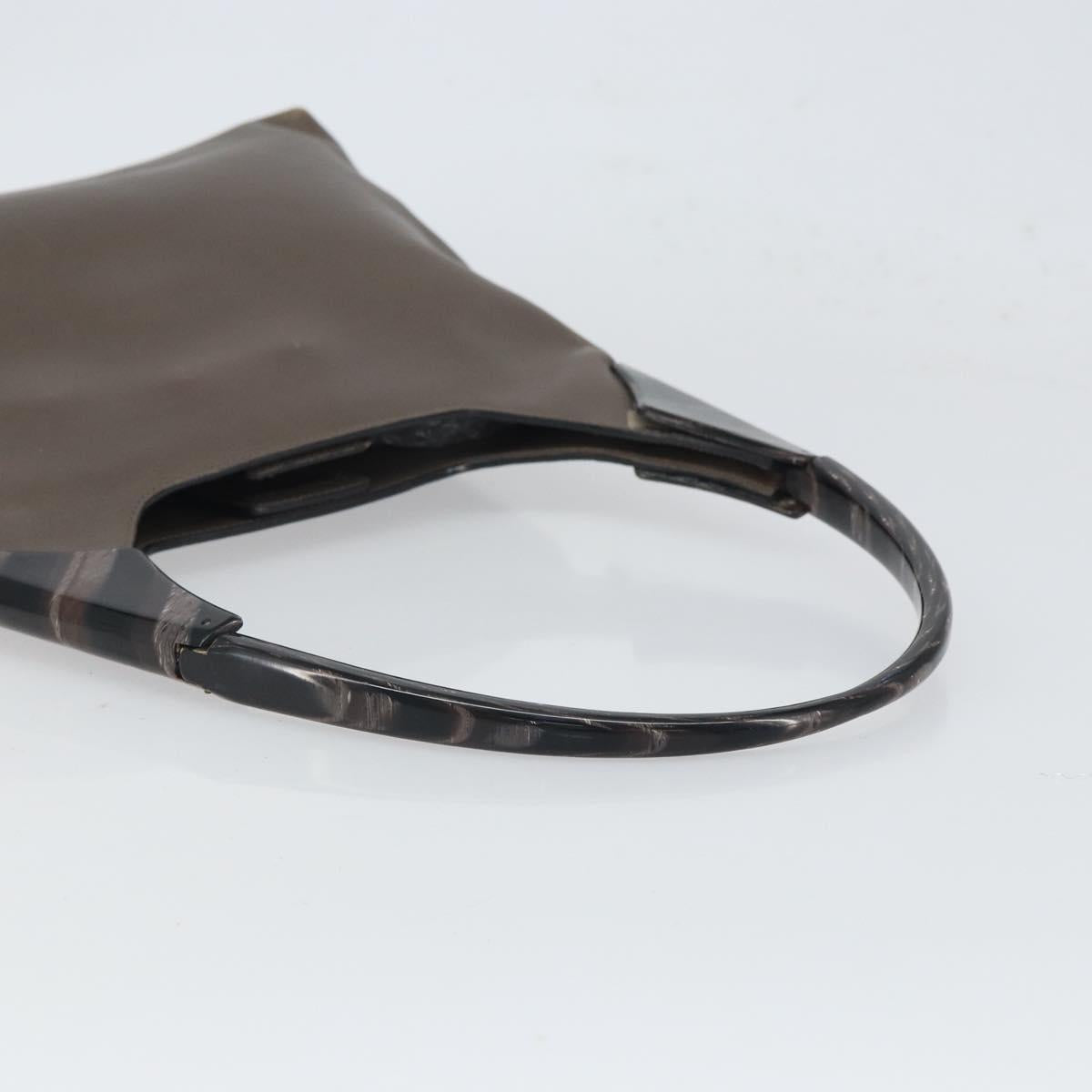PRADA Shoulder Bag Leather Brown Auth 149800