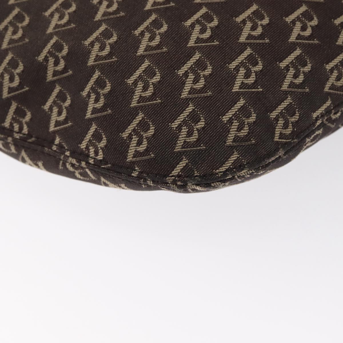BOTTEGA VENETA Hobo Shoulder Bag Canvas Brown Auth 149811