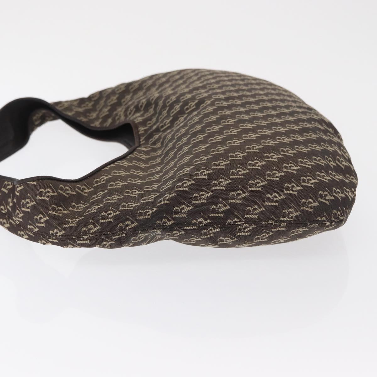 BOTTEGA VENETA Hobo Shoulder Bag Canvas Brown Auth 149811