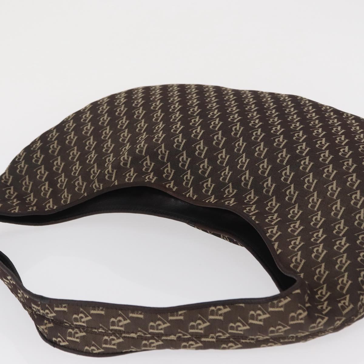 BOTTEGA VENETA Hobo Shoulder Bag Canvas Brown Auth 149811