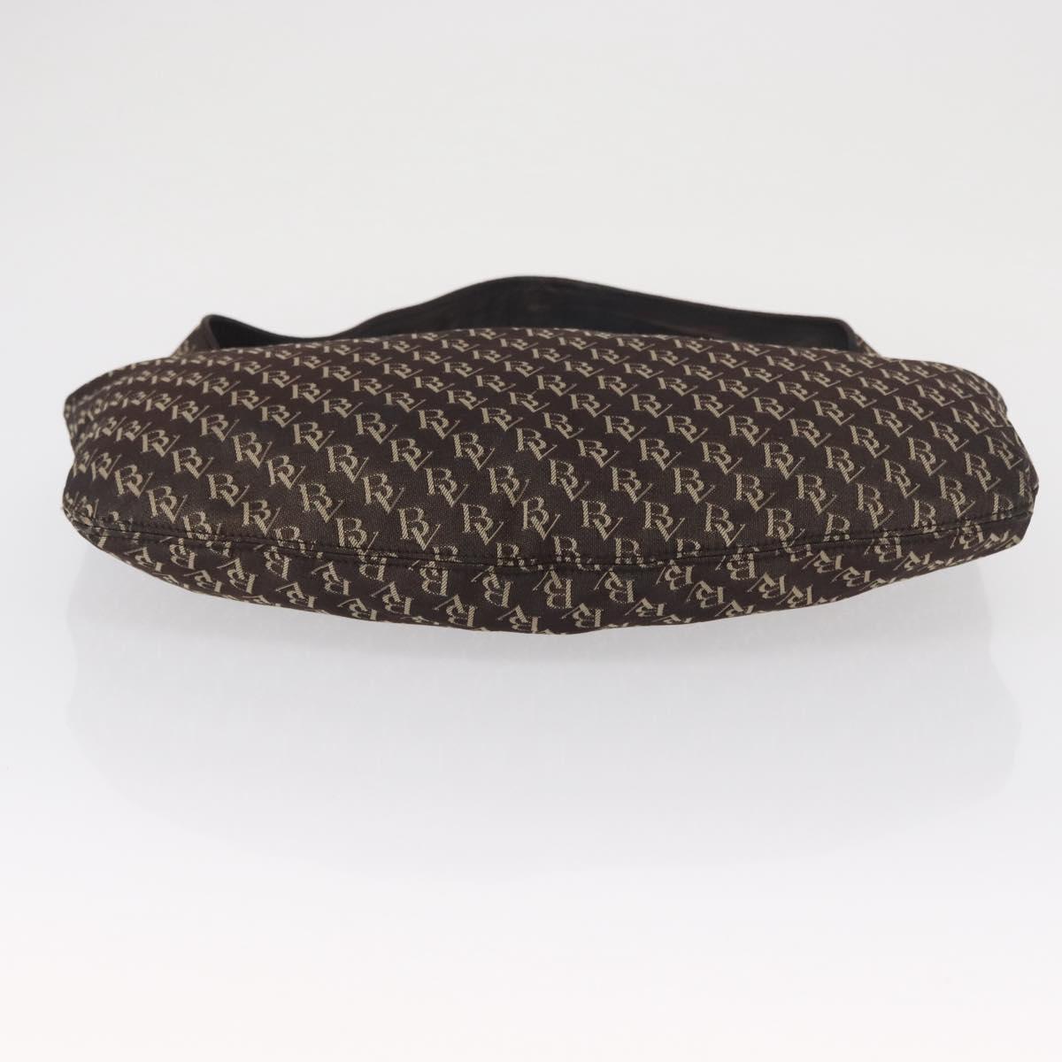 BOTTEGA VENETA Hobo Shoulder Bag Canvas Brown Auth 149811