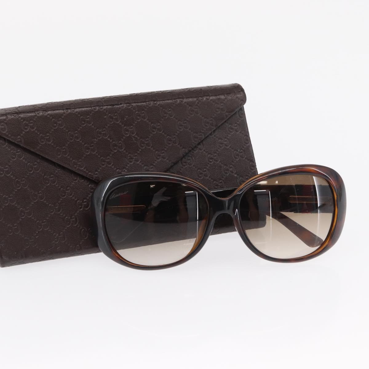 GUCCI Sunglasses plastic Brown Auth 149821
