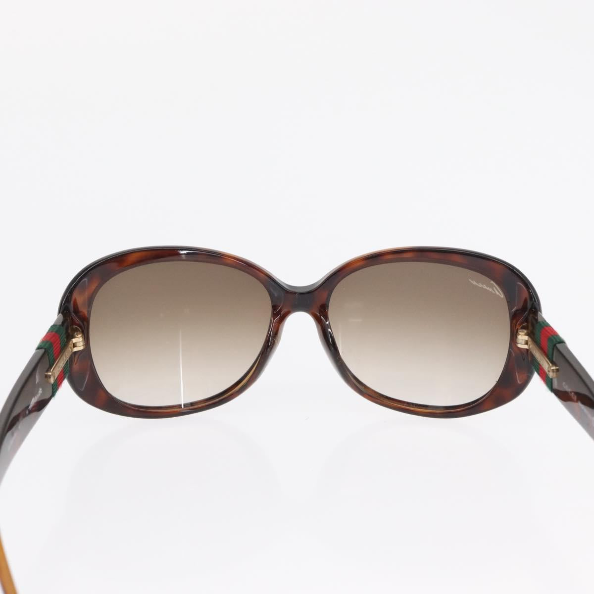 GUCCI Sunglasses plastic Brown Auth 149821
