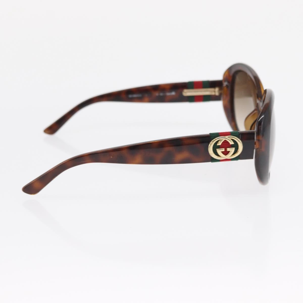 GUCCI Sunglasses plastic Brown Auth 149821
