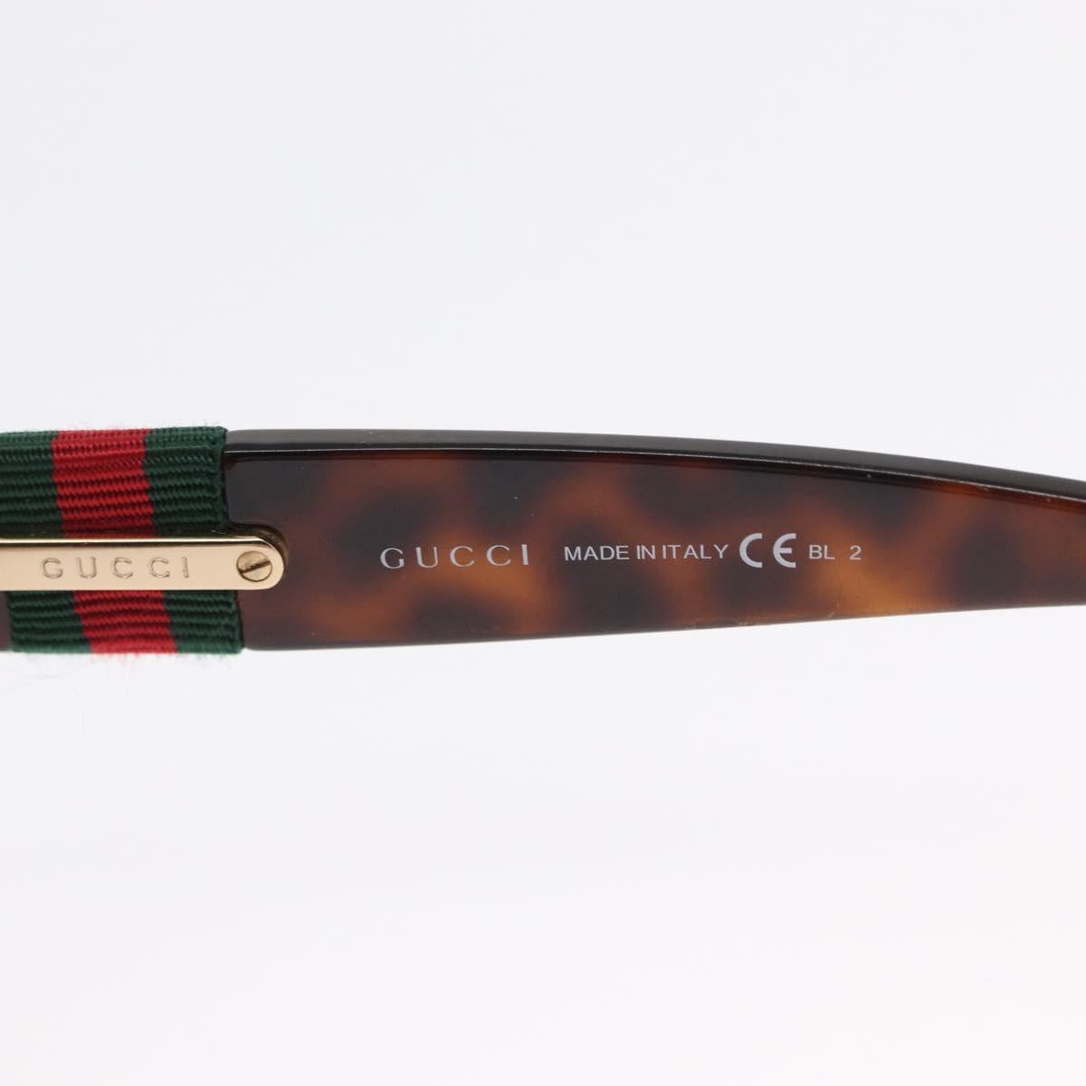 GUCCI Sunglasses plastic Brown Auth 149821