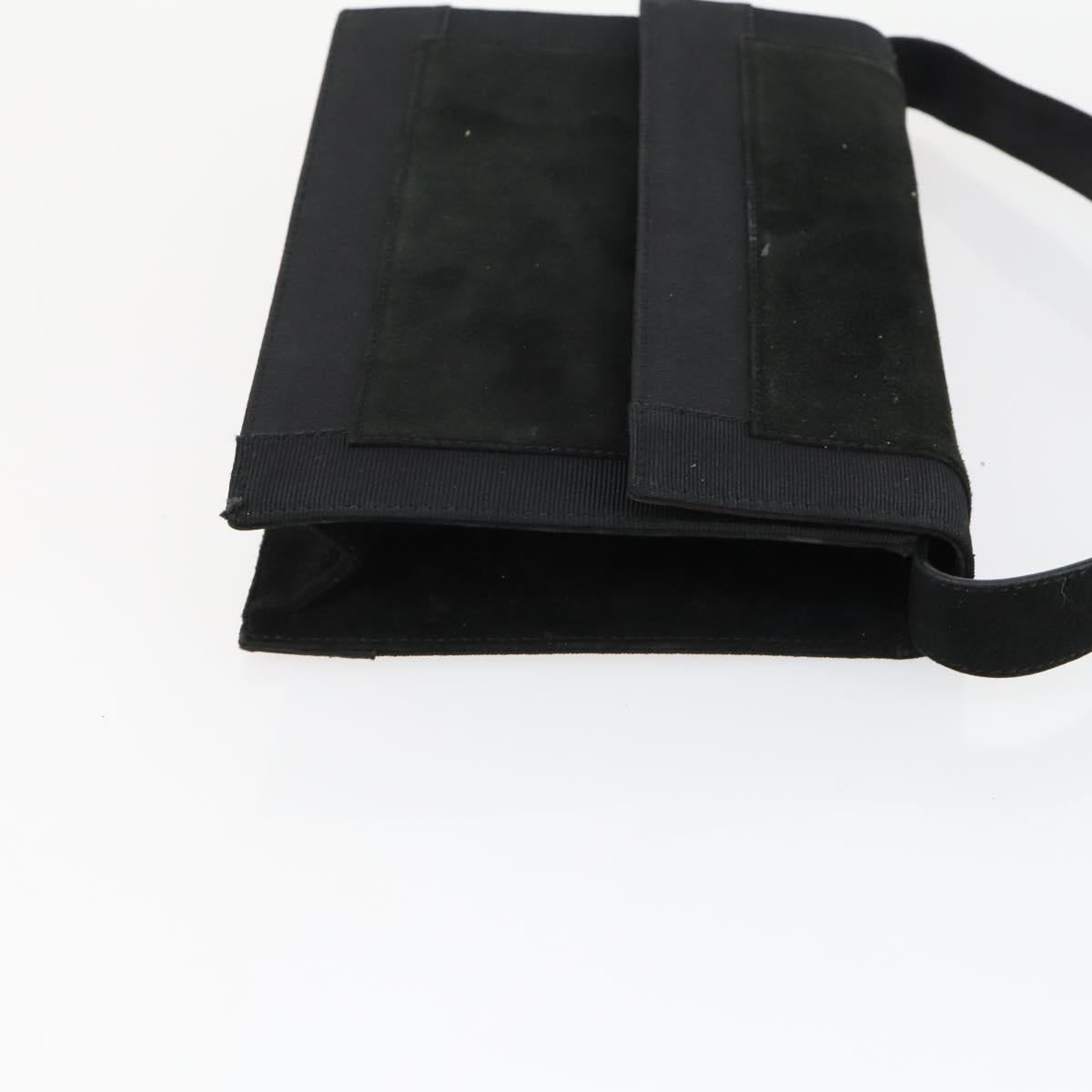 Salvatore Ferragamo Bag Leather Canvas Patent 4 Set Black Red Auth 149824