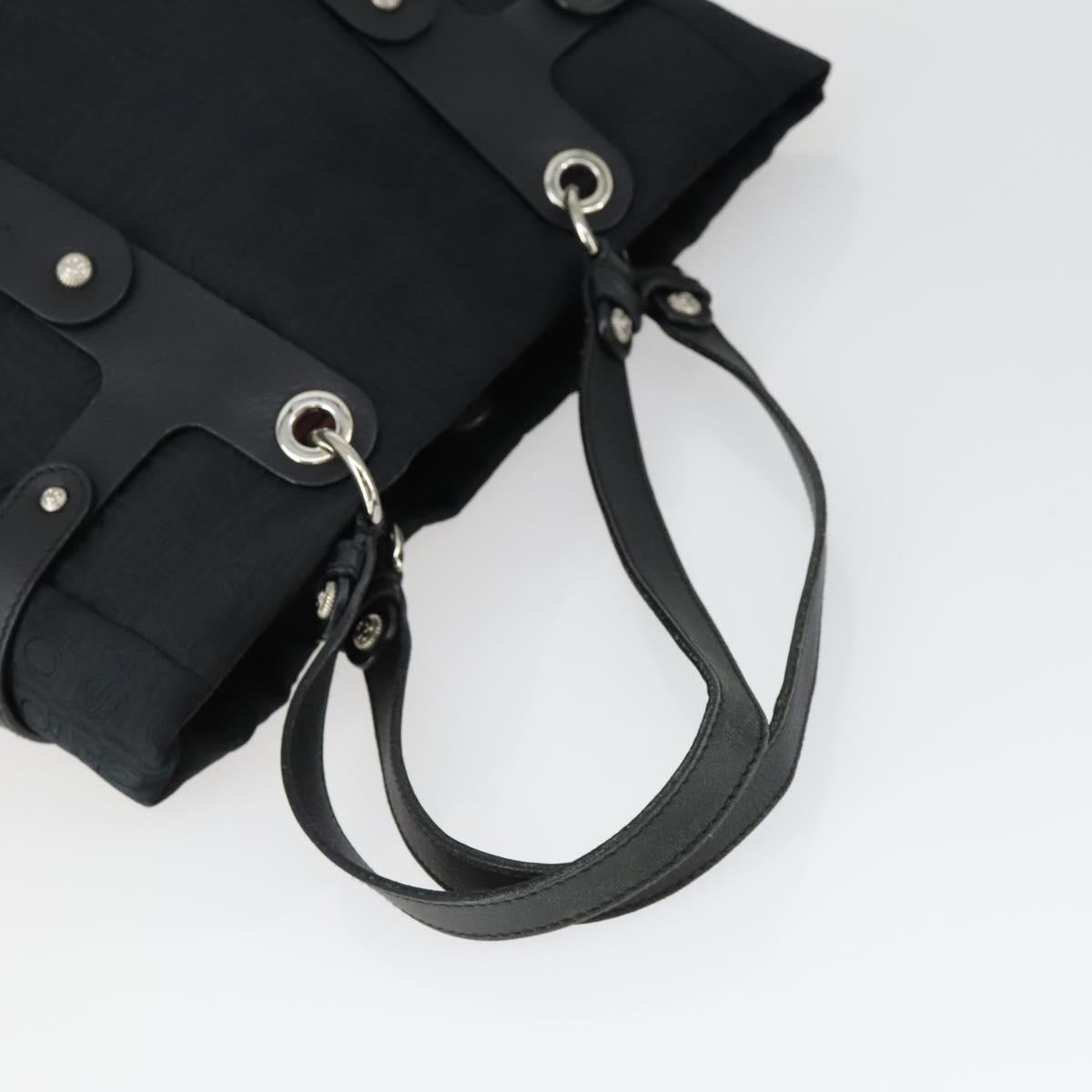 Salvatore Ferragamo Bag Leather Canvas Patent 4 Set Black Red Auth 149824