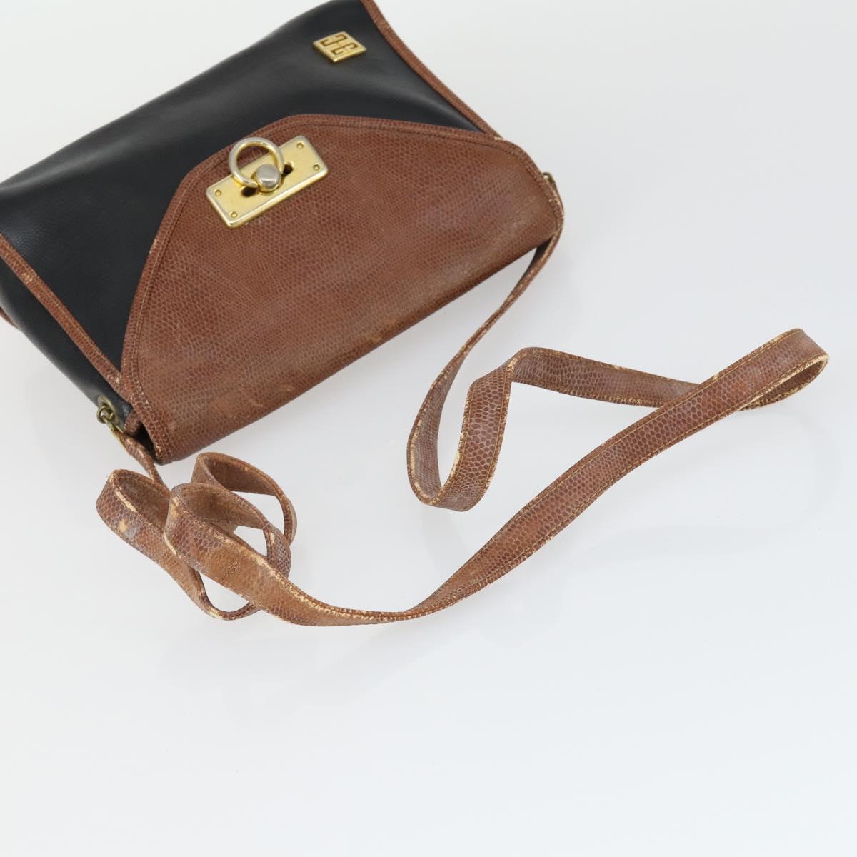 GIVENCHY Valentino Dior Bag Leather 3 Set Brown Bordeaux black Auth 149826