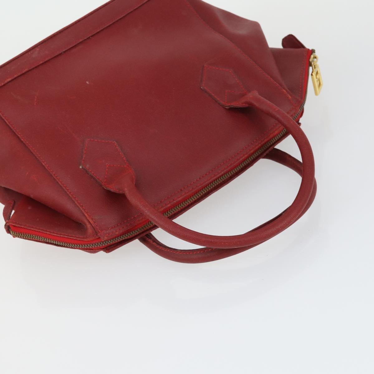 CHANEL Fendi BALLY LANVIN Bag Leather 4 Set Red Gold black CC Auth 149827