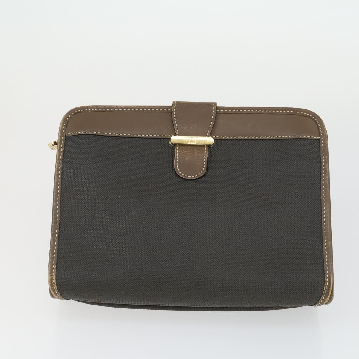 VALENTINO Dunhill MCM Burberrys Bag PVC Leather 4 Set Black Brown Auth 149833