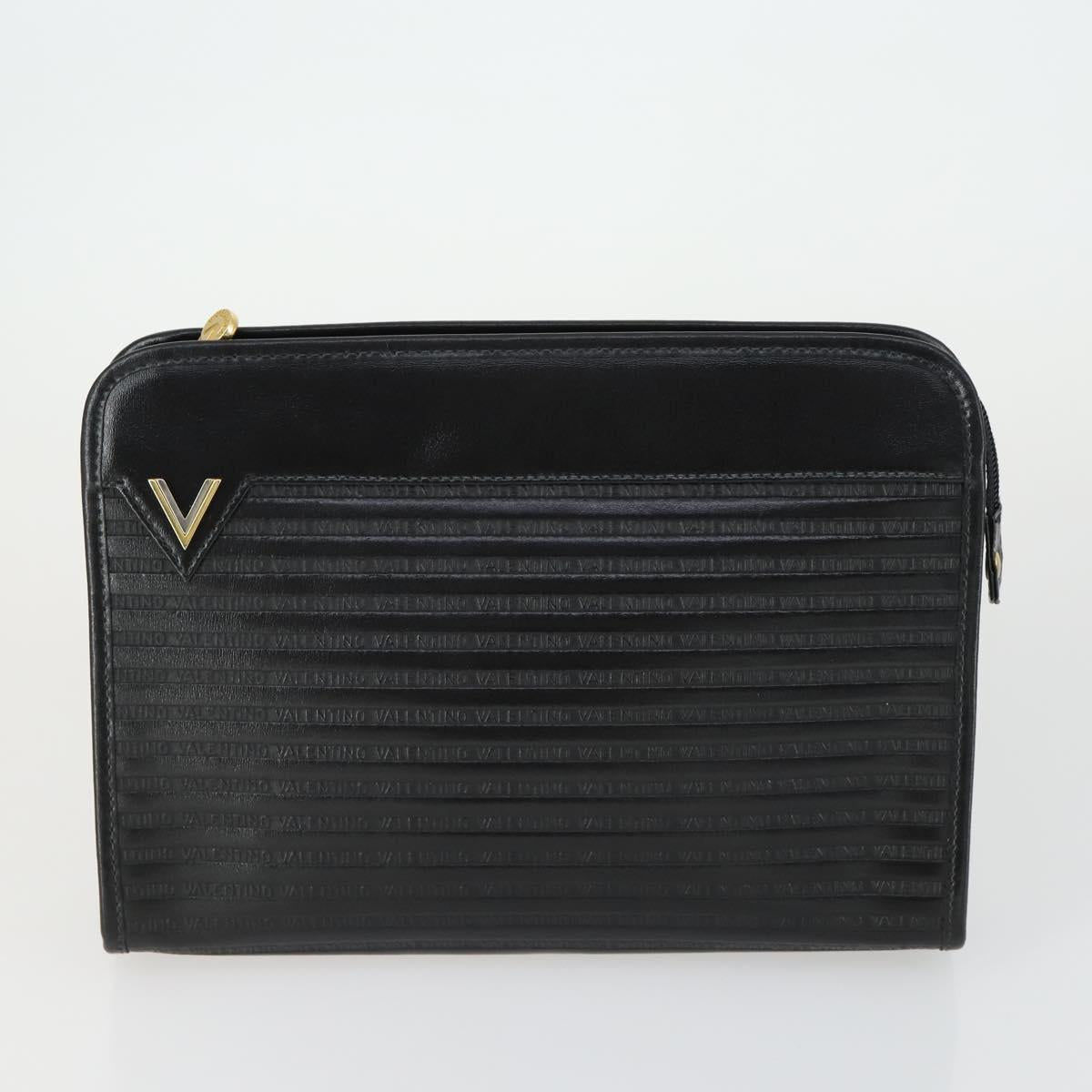 VALENTINO Dunhill MCM Burberrys Bag PVC Leather 4 Set Black Brown Auth 149833