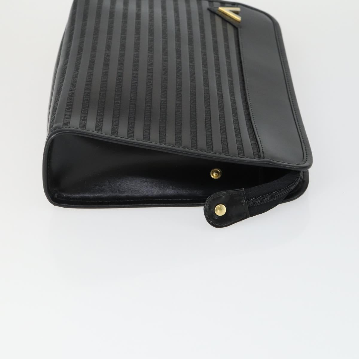 VALENTINO Dunhill MCM Burberrys Bag PVC Leather 4 Set Black Brown Auth 149833