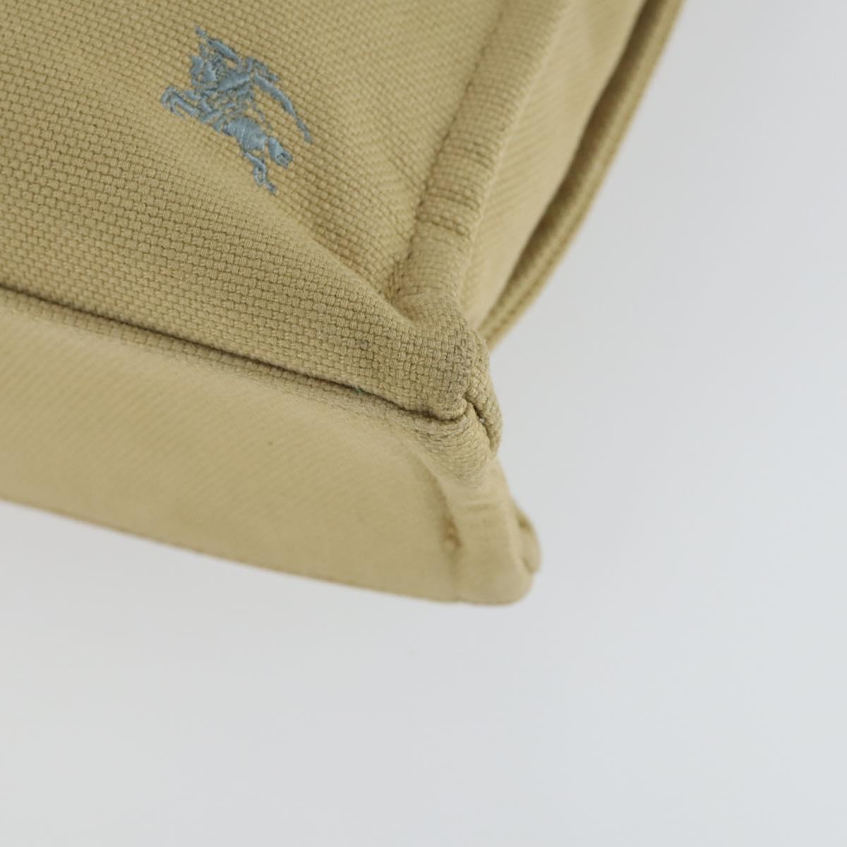 BURBERRY Nova Check Blue Label Hand Bag Canvas 2 Set Beige Auth 149834