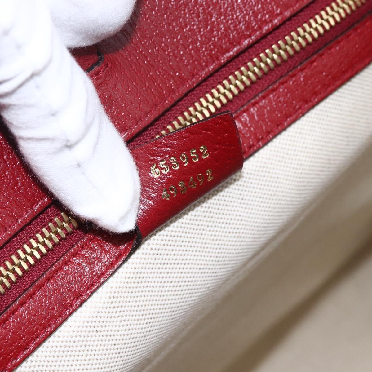 GUCCI GUCCI Ã Doraemon Micro GG Supreme Bag PVC 2way Beige 653952 Auth 149861SM