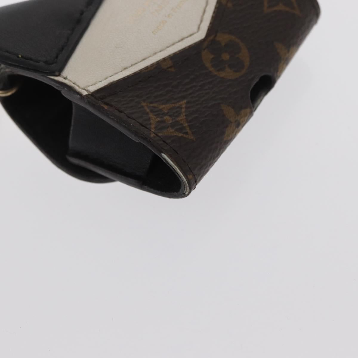 LOUIS VUITTON Monogram Etui Earphone Cat Case GI0566 LV Auth 149878