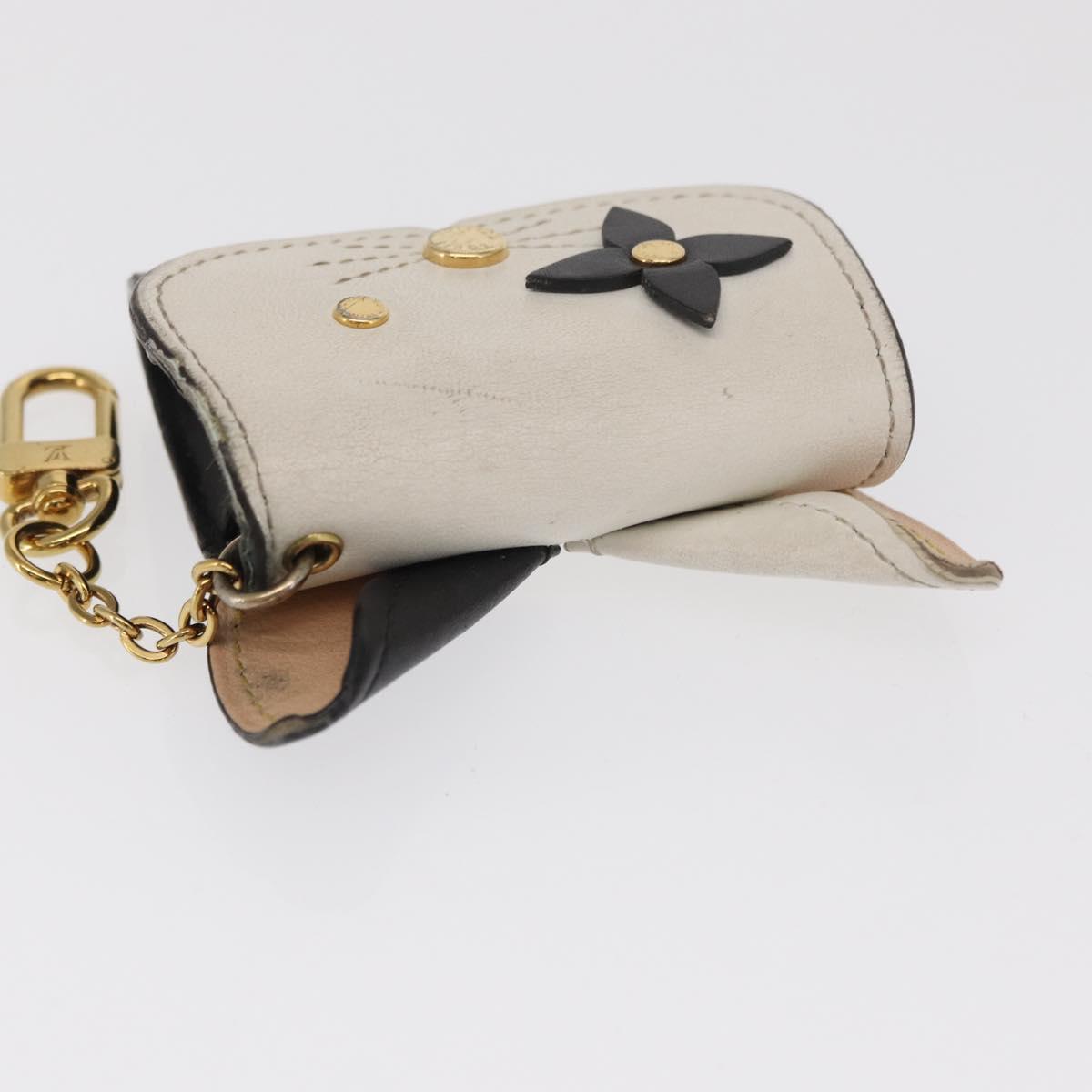 LOUIS VUITTON Monogram Etui Earphone Cat Case GI0566 LV Auth 149878
