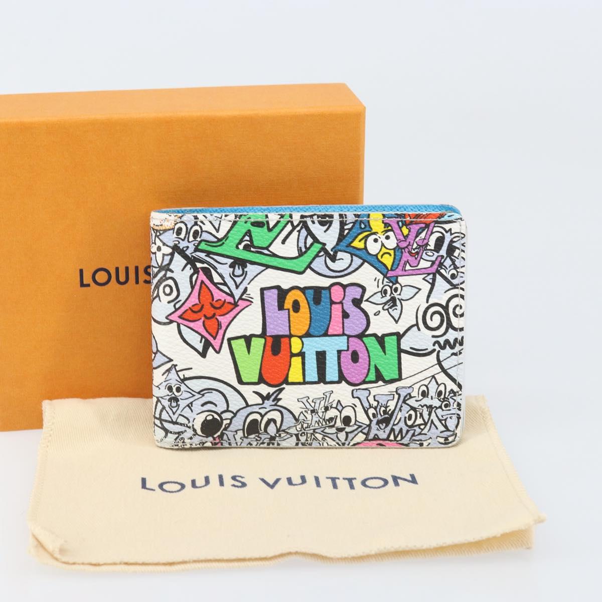 LOUIS VUITTON Monogram Comics Portefeuille Multripru Wallet M82023 Auth 149880M