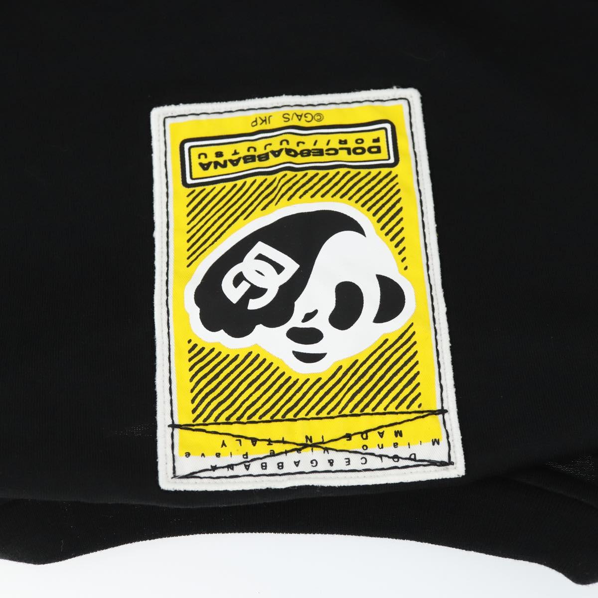 DOLCE&GABBANA D&G × Jujutsu Kaisen PANDA T-shirt cotton Black Auth 149884M