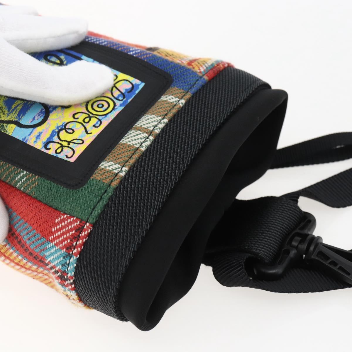 LOEWE Ã EYE Nature Shoulder Bag Canvas Multicolor Auth 149900SAM