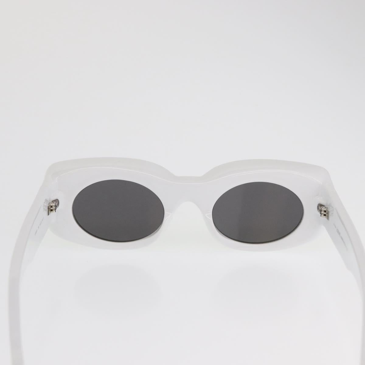 LOEWE Sunglasses Plastic White Auth 149901M
