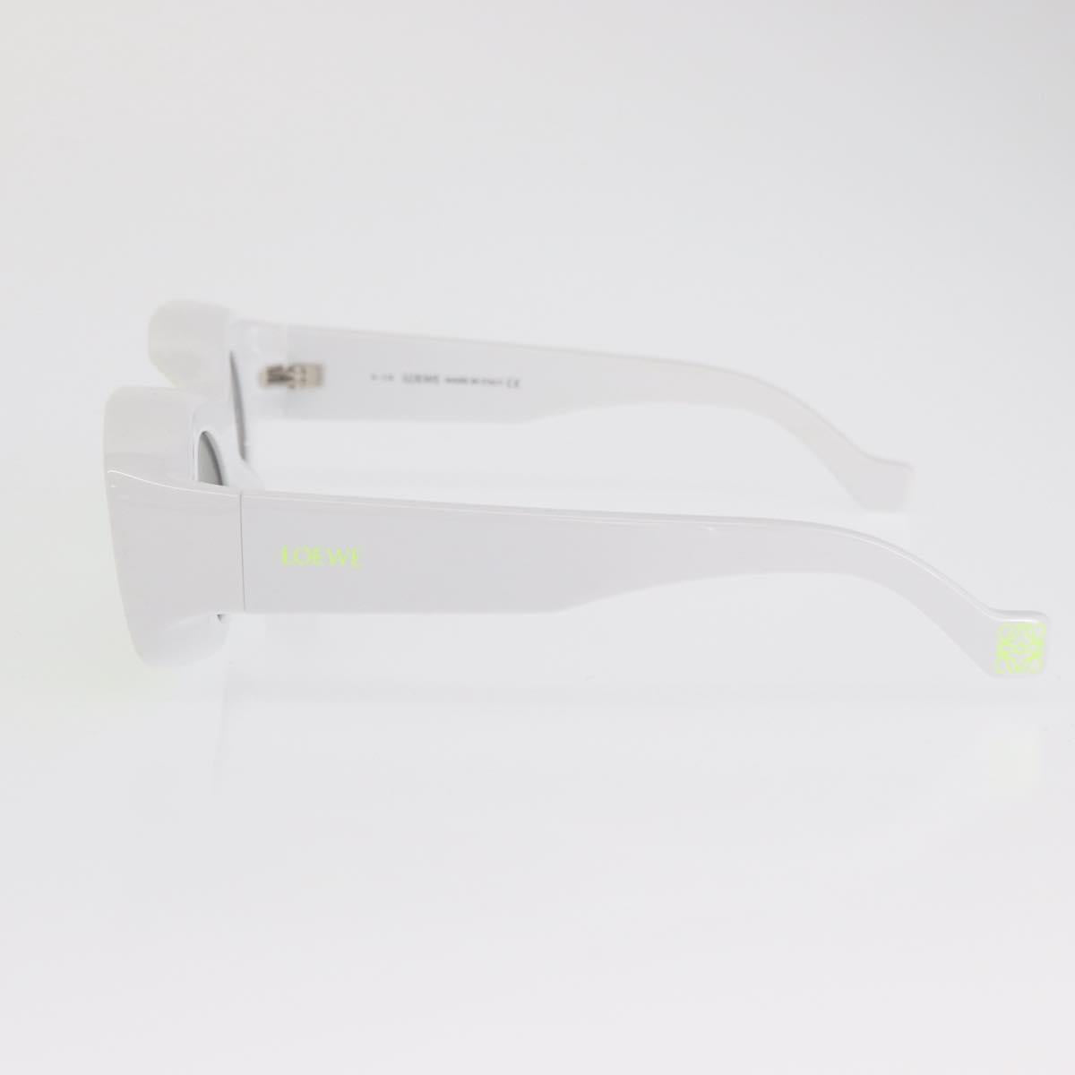 LOEWE Sunglasses Plastic White Auth 149901M
