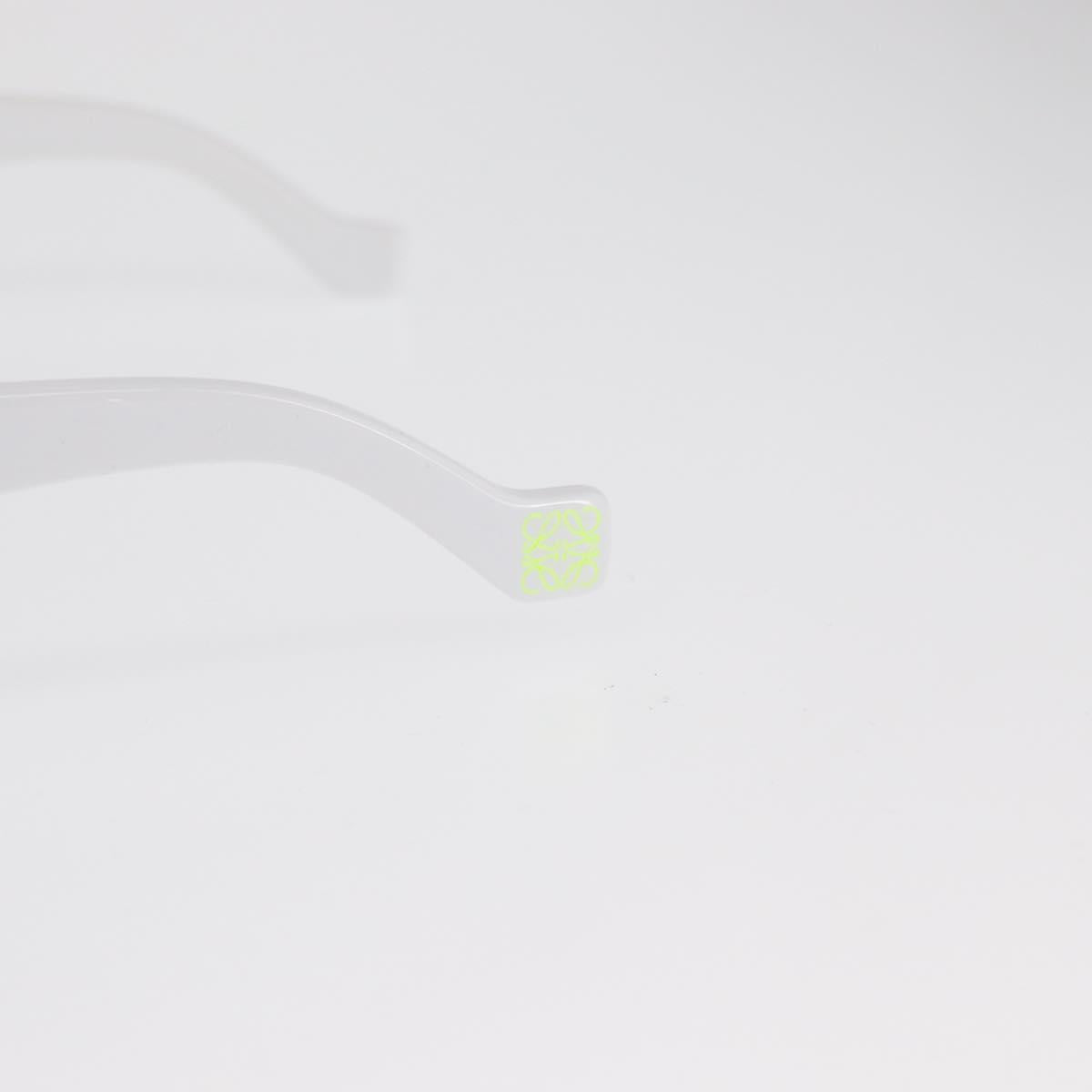 LOEWE Sunglasses Plastic White Auth 149901M