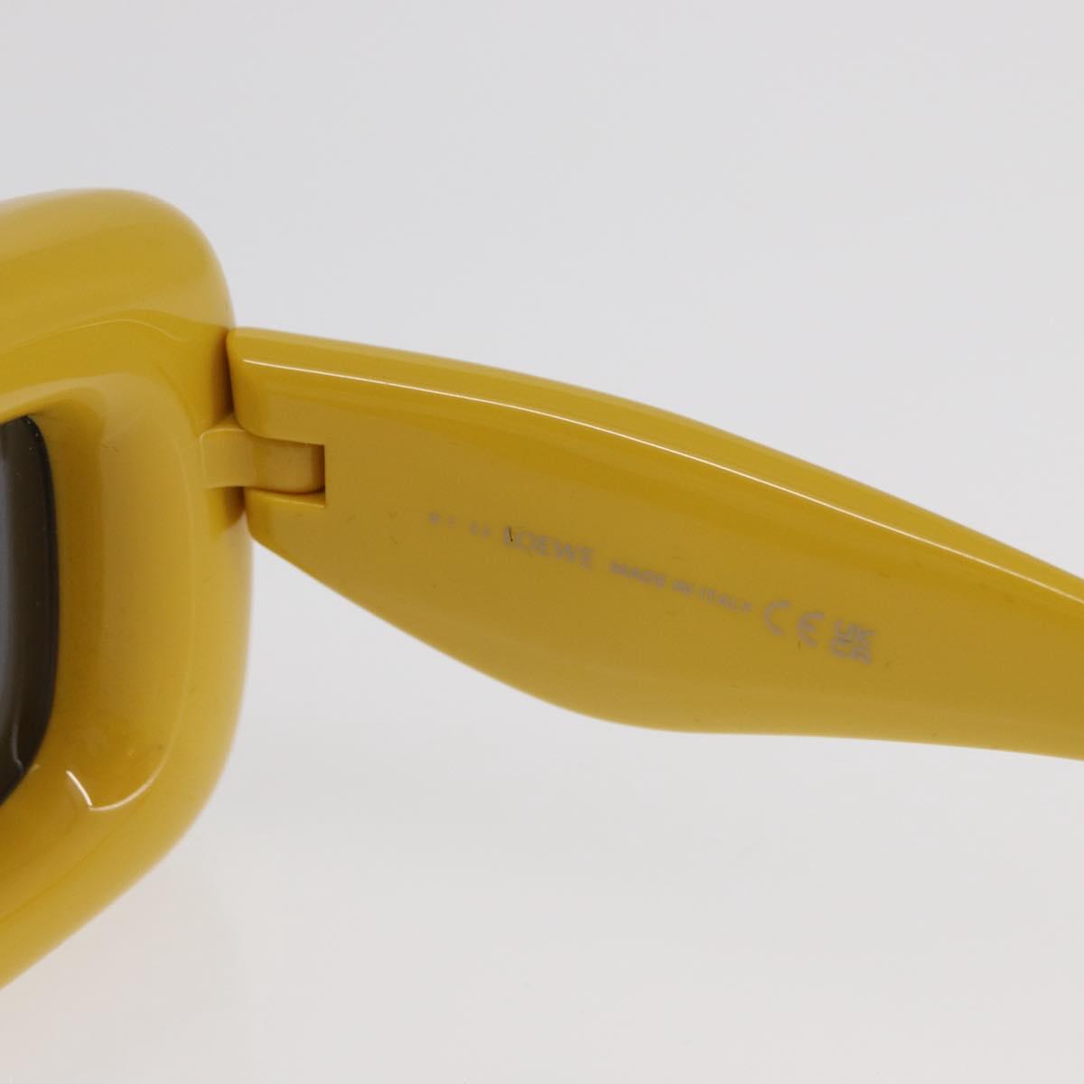 LOEWE Sunglasses plastic Yellow Auth 149902M