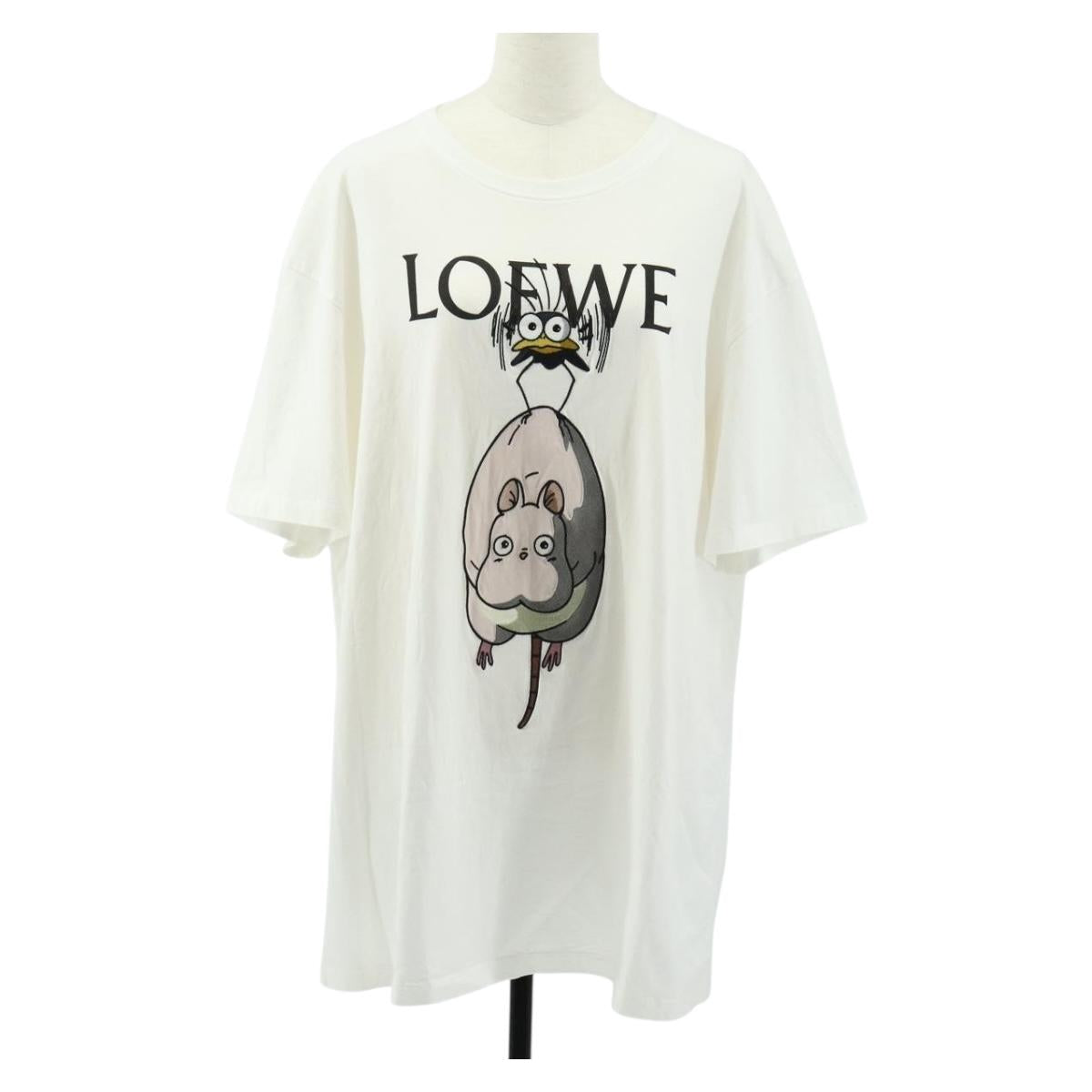 LOEWE × Studio Ghibli Spirited Away Boh Mouse TShirt T-shirt White Auth 149904SM