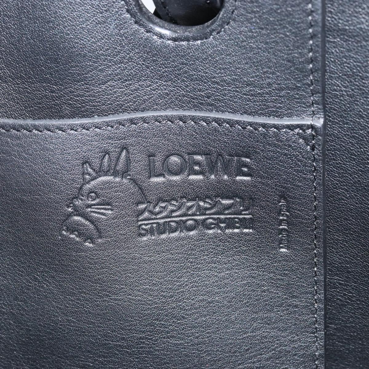 LOEWE × Studio Ghibli Anagram Susuwatari Bag Canvas 2way Beige Auth 149908SM