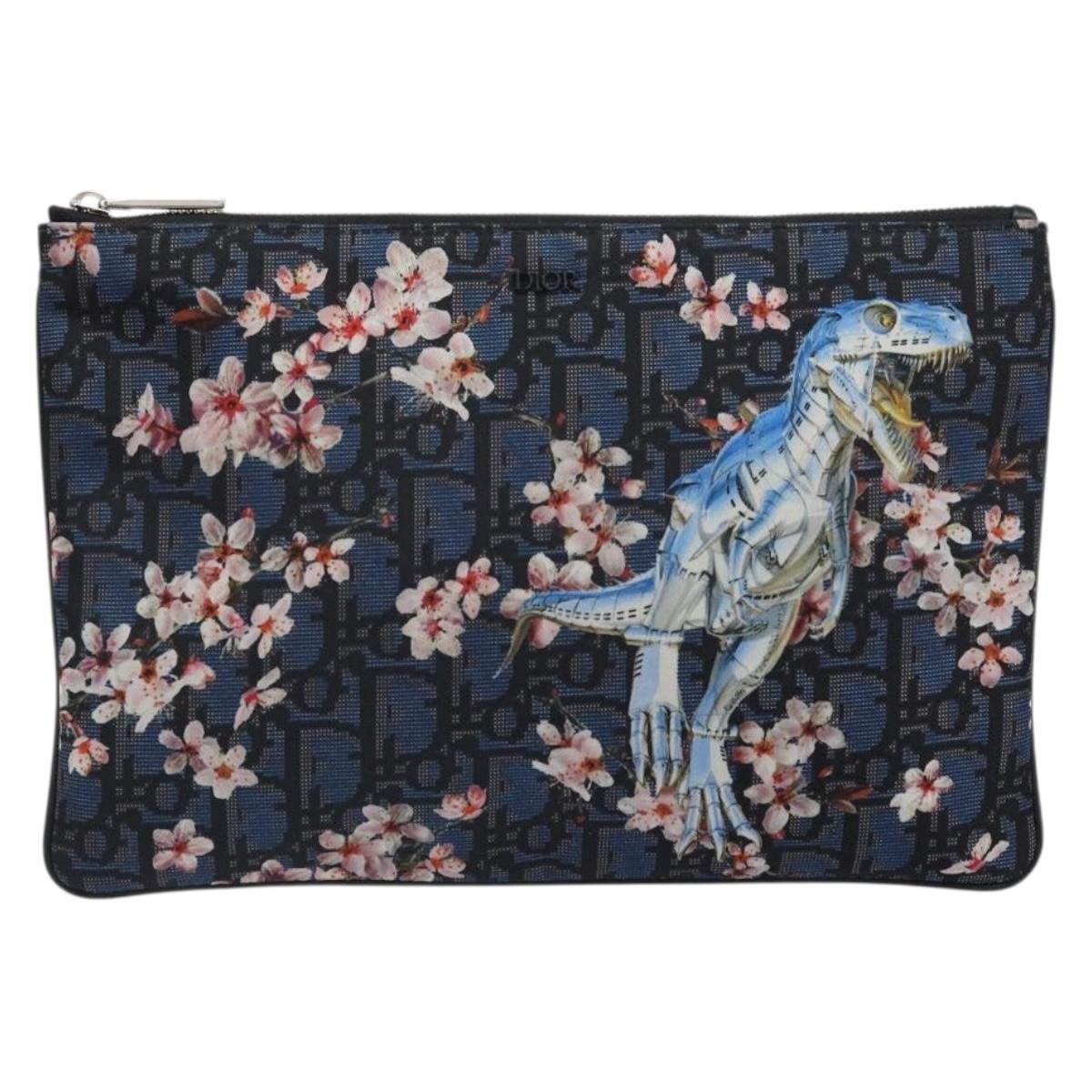 Christian Dior Dior × Hajime Sorayama Trotter Dinosaur Bag Nylon Auth 149918SAM