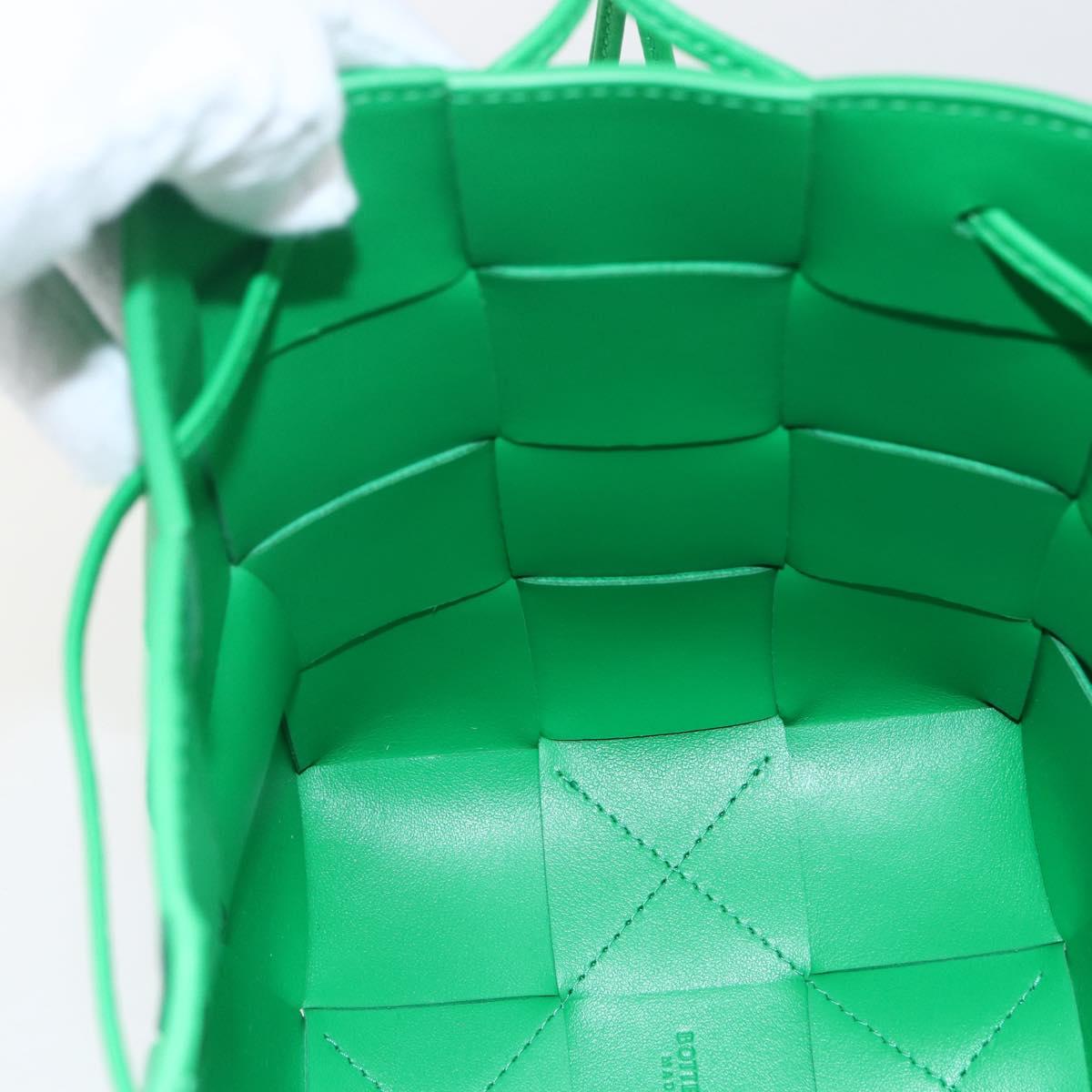 BOTTEGA VENETA MAXI INTRECCIATO Small Cassette Bucket Leather Auth 149923SM