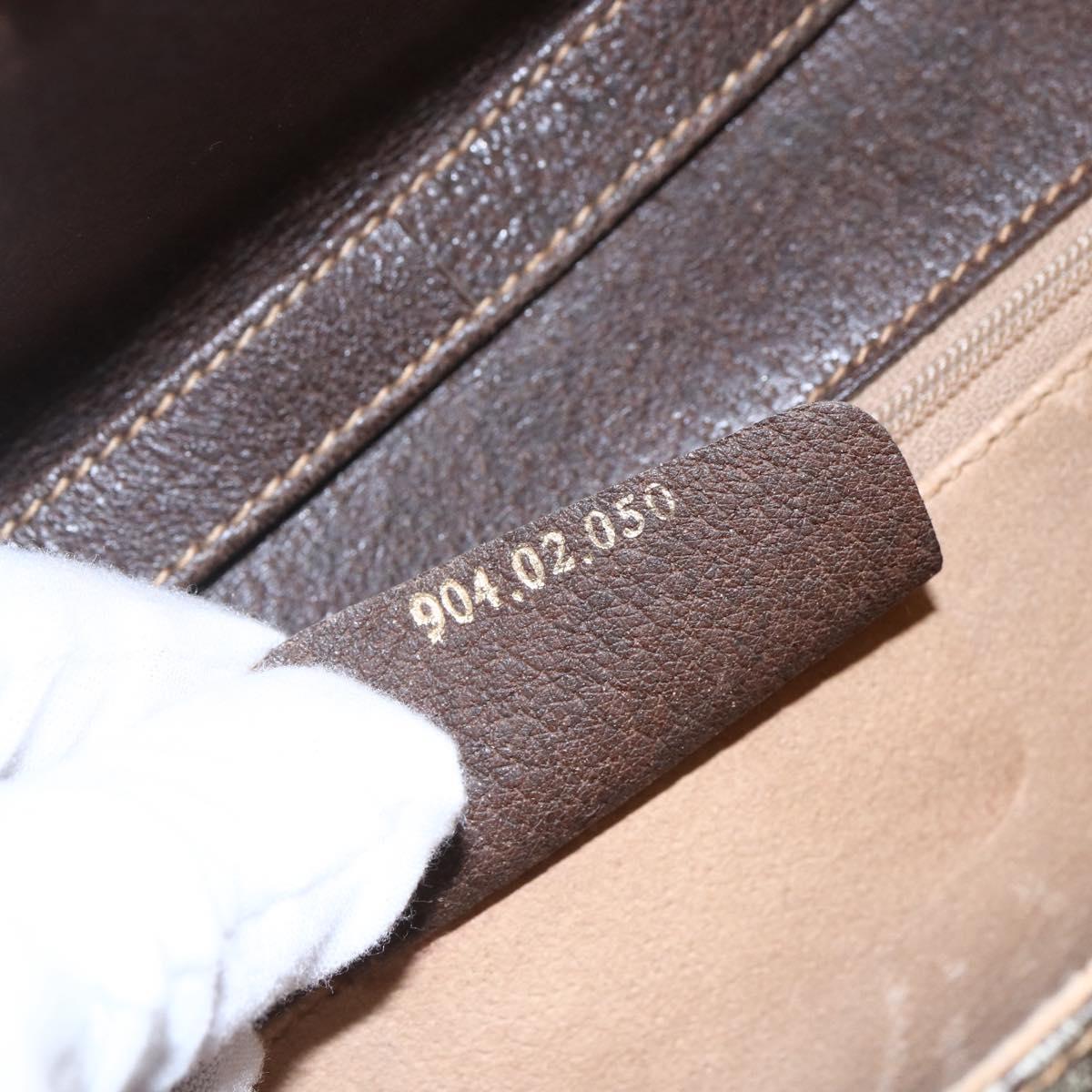 GUCCI GG Supreme Shoulder Bag PVC Beige Gold 904 02 050 Auth 149956