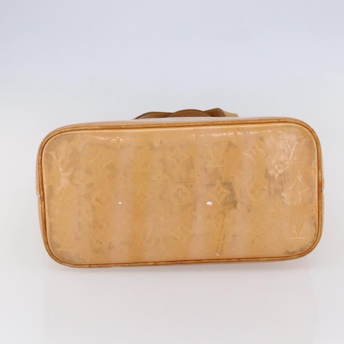 LOUIS VUITTON Monogram Vernis Houston Hand Bag Rose M91054 LV Auth 149967