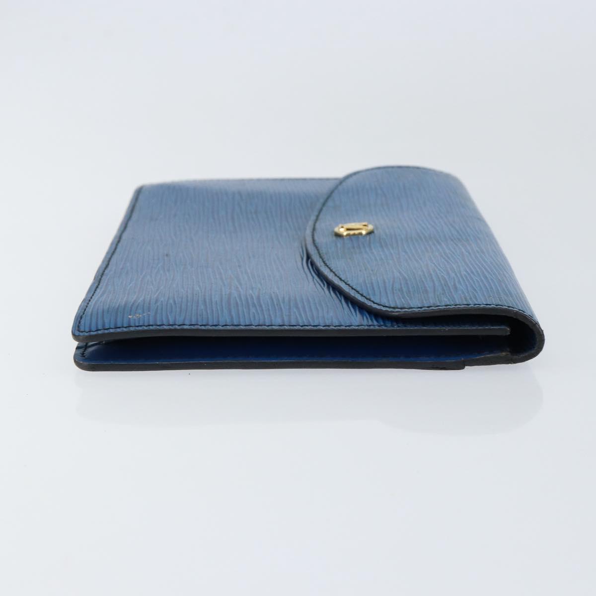 LOUIS VUITTON Epi Montaigne 23 Clutch Bag Blue M52665 LV Auth 149969