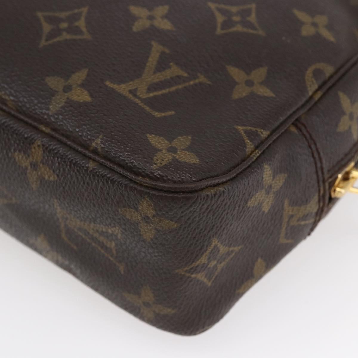 LOUIS VUITTON Monogram Trousse Toilette 23 Clutch Bag M47524 LV Auth 149985