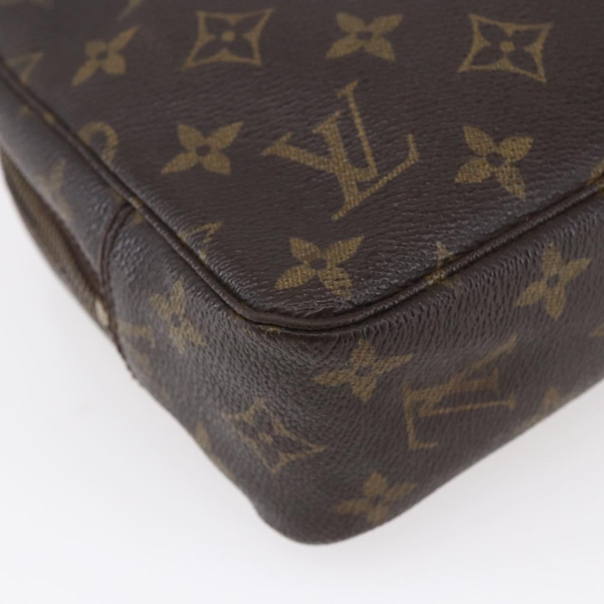 LOUIS VUITTON Monogram Trousse Toilette 23 Clutch Bag M47524 LV Auth 149985