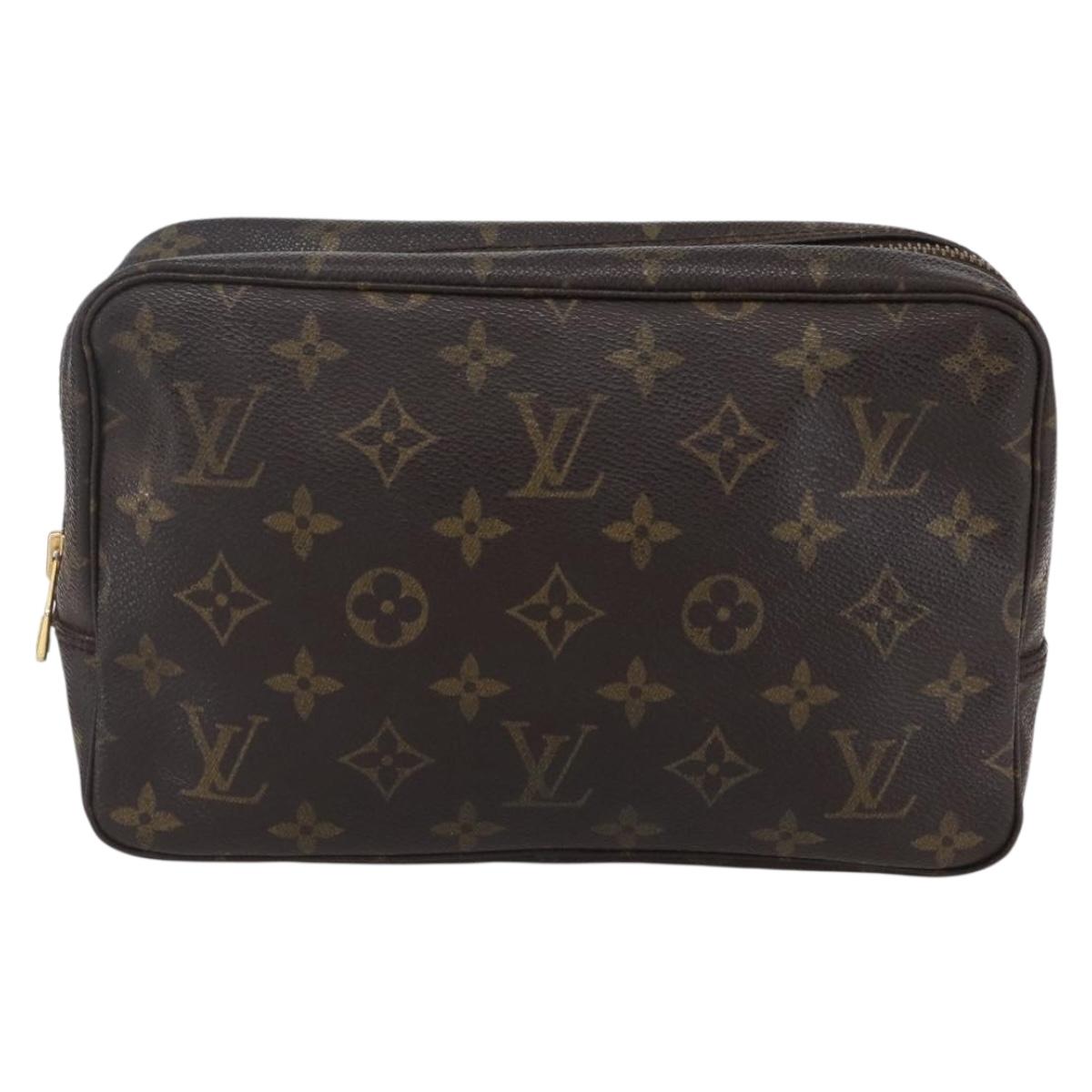 LOUIS VUITTON Monogram Trousse Toilette 23 Clutch Bag M47524 LV Auth 149985