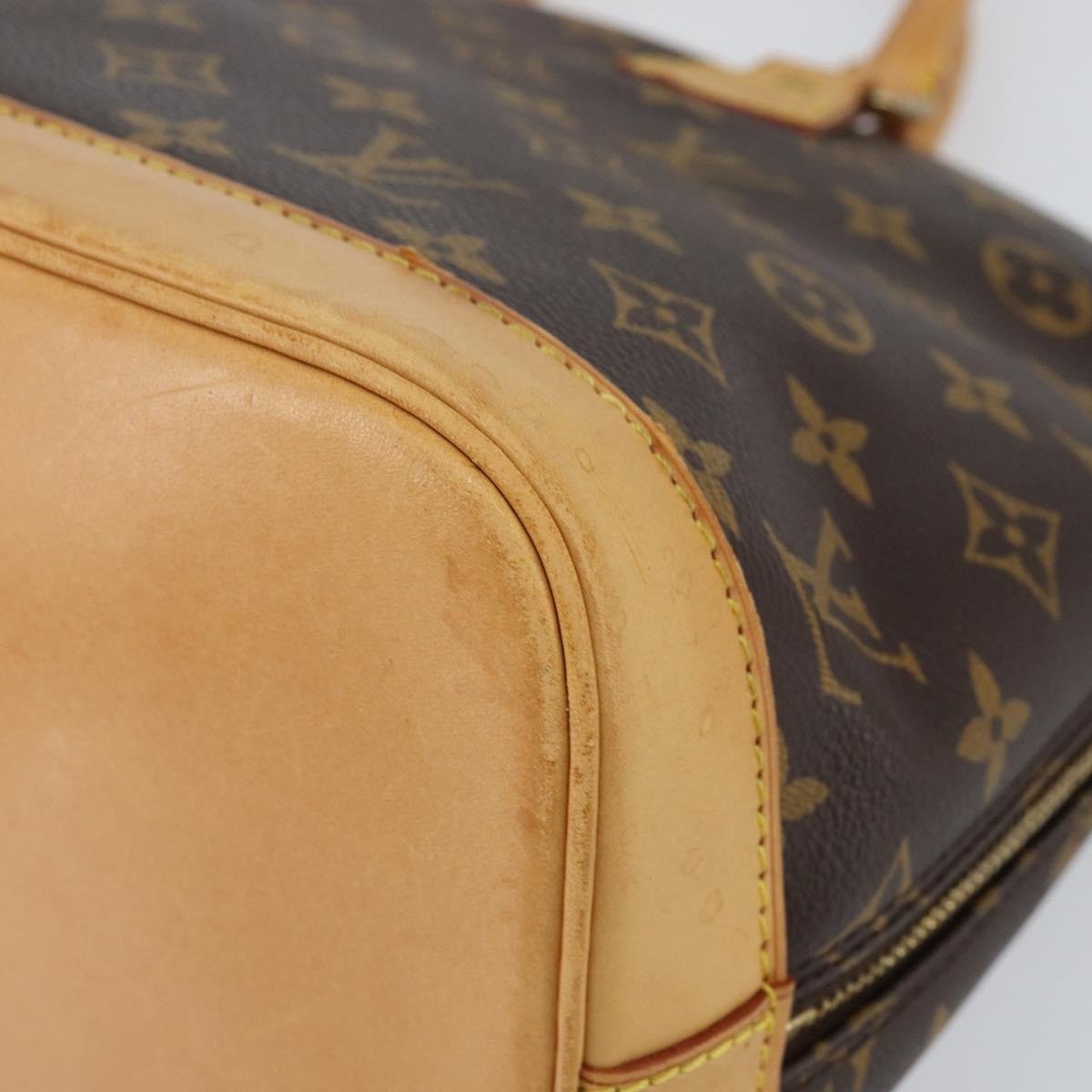 LOUIS VUITTON Monogram Alma Hand Bag M51130 LV Auth 149986