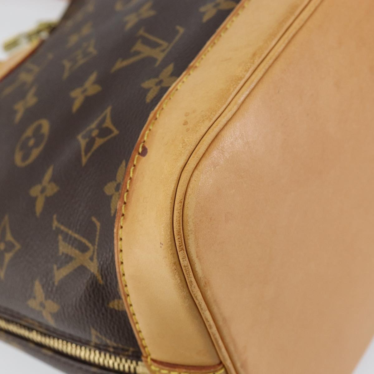 LOUIS VUITTON Monogram Alma Hand Bag M51130 LV Auth 149986