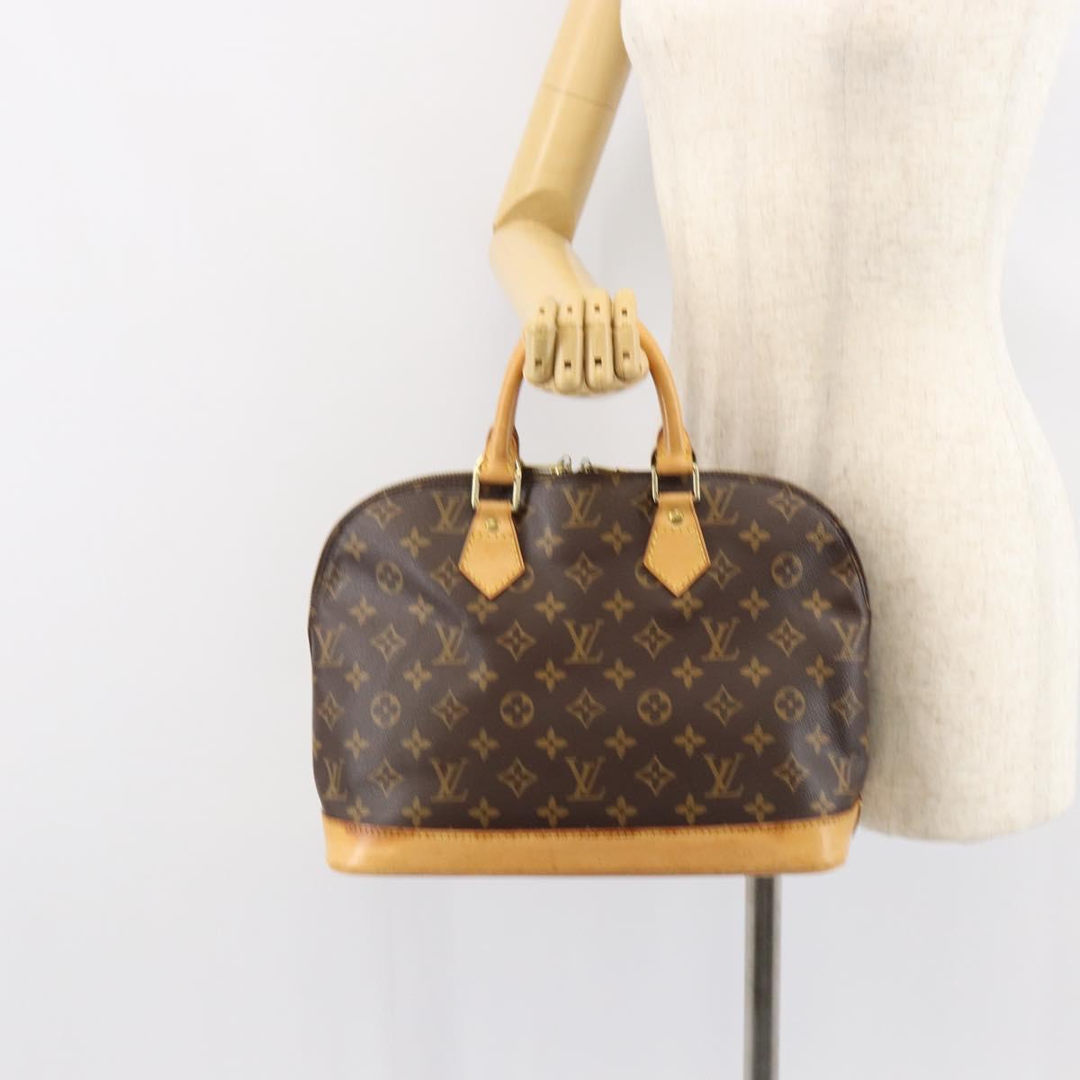 LOUIS VUITTON Monogram Alma Hand Bag M51130 LV Auth 149986