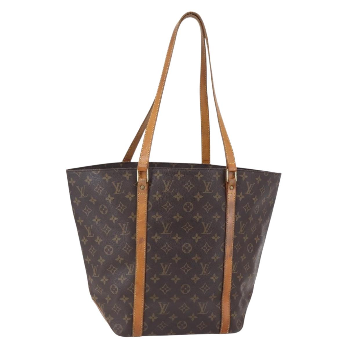 LOUIS VUITTON Monogram Sac Shopping Tote Bag M51108 LV Auth 149988