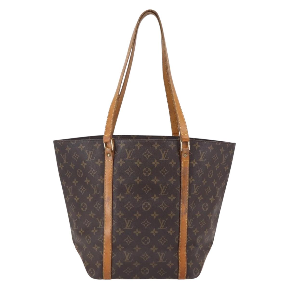 LOUIS VUITTON Monogram Sac Shopping Tote Bag M51108 LV Auth 149988